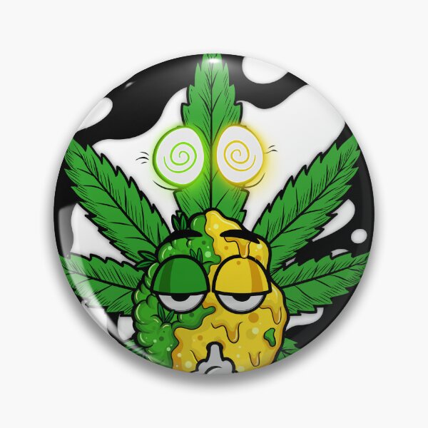 Item preview, New Amnesia Haze Marijuana Strain Original Label Dab and Weed Leaf No Text designed and sold by DabGraphic.