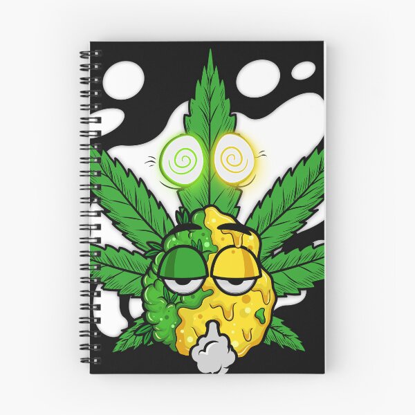 Item preview, New Amnesia Haze Marijuana Strain Original Label Dab and Weed Leaf No Text designed and sold by DabGraphic.