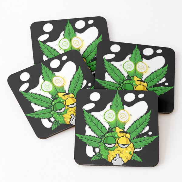 Item preview, New Amnesia Haze Marijuana Strain Original Label Dab and Weed Leaf No Text designed and sold by DabGraphic.