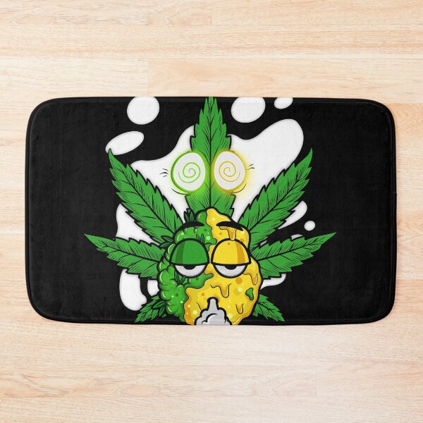 Item preview, New Amnesia Haze Marijuana Strain Original Label Dab and Weed Leaf No Text designed and sold by DabGraphic.