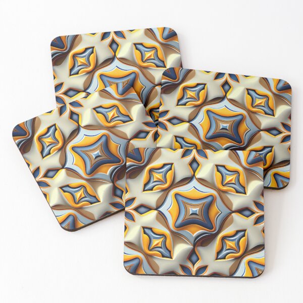Item preview, Angular Smooth Ceramic New Traditional Pattern Digital Painting designed and sold by CodeAndColors.