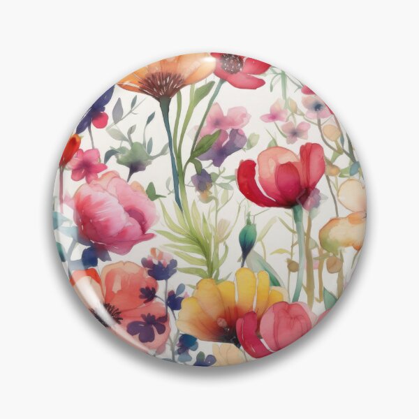 Item preview, The cute watercolor wildflower meadow designed and sold by UtArt.
