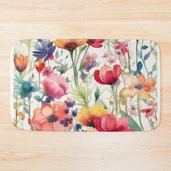 Item preview, The cute watercolor wildflower meadow designed and sold by UtArt.