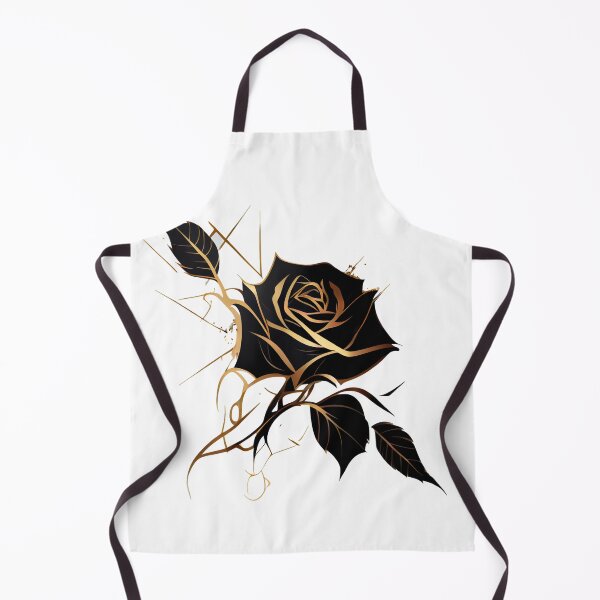 Item preview, Black and Gold Kintsugi Rose designed and sold by ShadowAndSlate.