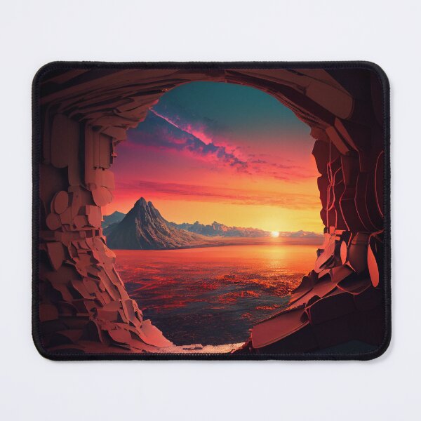 Artikelvorschau, Expanding Horizons at Sunset Digital Painting entworfen und verkauft von CodeAndColors.