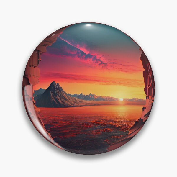 Artikelvorschau, Expanding Horizons at Sunset Digital Painting entworfen und verkauft von CodeAndColors.