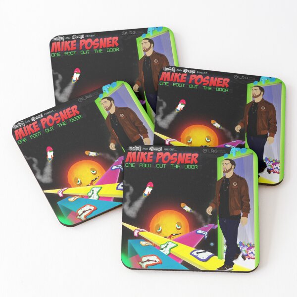 Item preview, One Foot Out the Mike Door Posner designed and sold by PrawnsKaur-Sto.