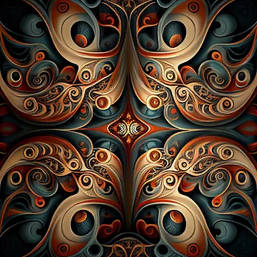 Artwork thumbnail, Intense Soft Transitional Pattern Digital Painting by CodeAndColors
