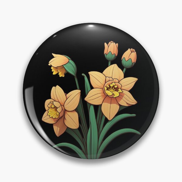 Artikelvorschau, Blütenstrauß aus Narzissen, Osterglocke frühlingshafte Blumen - Blüten - Sticker entworfen und verkauft von Kerraner.