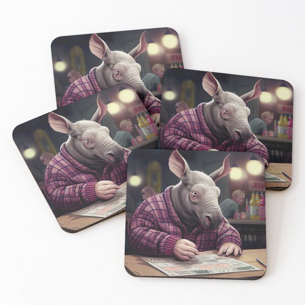 Item preview, Bingo Night with the Aardvark Digital Painting designed and sold by CodeAndColors.