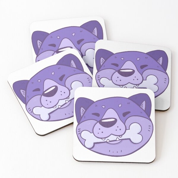Item preview, Purple dog with his toy  designed and sold by IcyBubblegum.