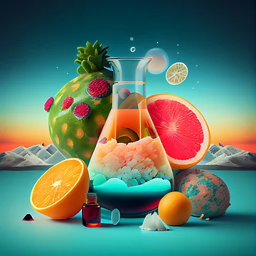 Imagen de la obra Scientific Summer Delight Digital Painting de CodeAndColors