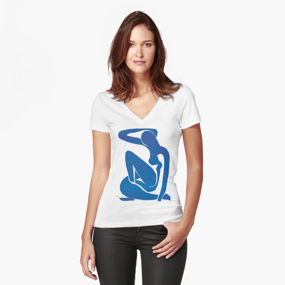 Artikel-Vorschau von Tailliertes T-Shirt mit V-Ausschnitt, designt und verkauft von Barbzzm.