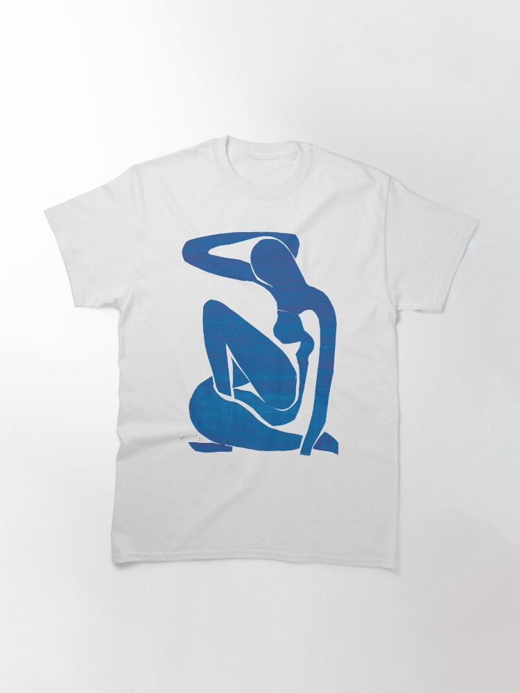 Thumbnail 3 von 7, Classic T-Shirt, HENRI MATISSE BLUE NUDE designt und verkauft von Barbzzm.