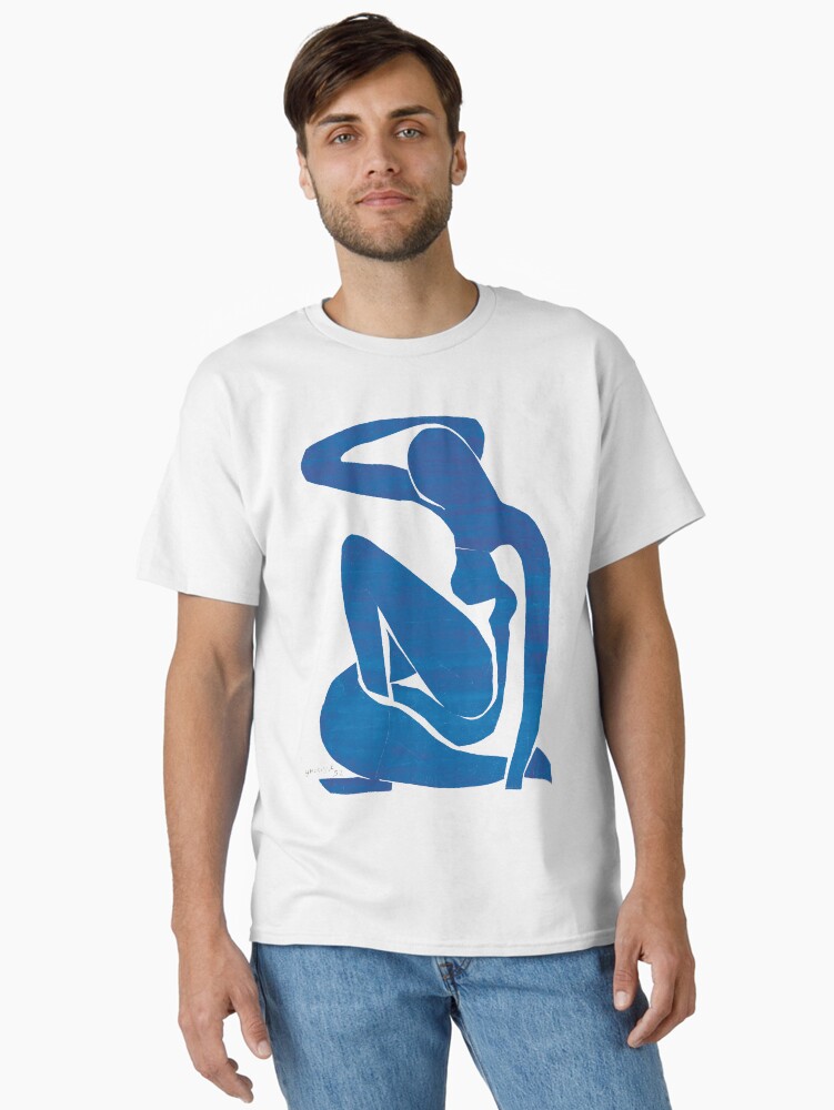 Thumbnail 2 von 7, Classic T-Shirt, HENRI MATISSE BLUE NUDE designt und verkauft von Barbzzm.