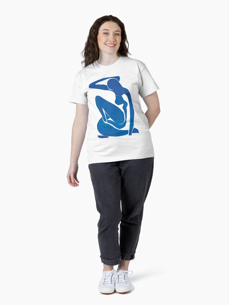 Thumbnail 4 von 7, Classic T-Shirt, HENRI MATISSE BLUE NUDE designt und verkauft von Barbzzm.