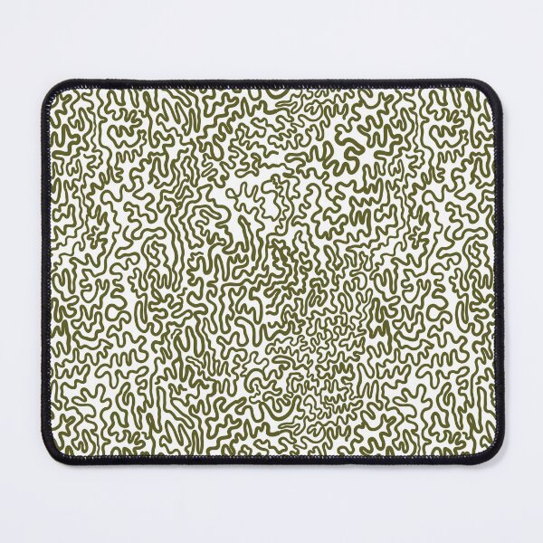 Item preview, Brain Coral Squiggles Abstractions - Dark Green designed and sold by rnmarts.