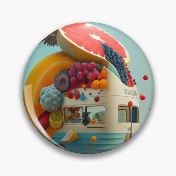 Item preview, A Fruity Journey Digital Painting designed and sold by CodeAndColors.