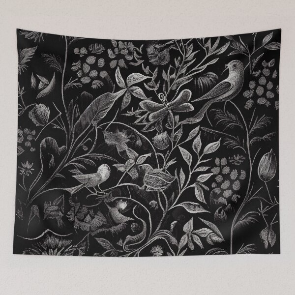 Item preview, Sketched Thick Enchanted Natural Pattern Digital Painting designed and sold by CodeAndColors.
