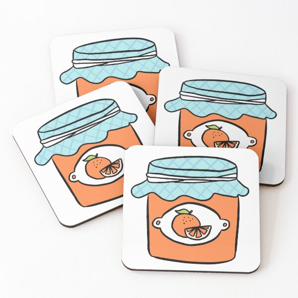 Item preview, Cute orange jam illustration  designed and sold by Yarafantasyart.