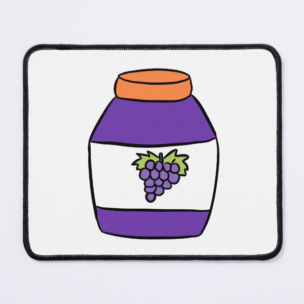 Item preview, Cute grapes jam illustration  designed and sold by Yarafantasyart.