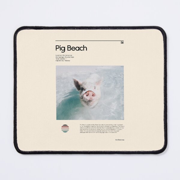 Item preview, Playa del Cerdo (Bahamas) designed and sold by RabbitK.