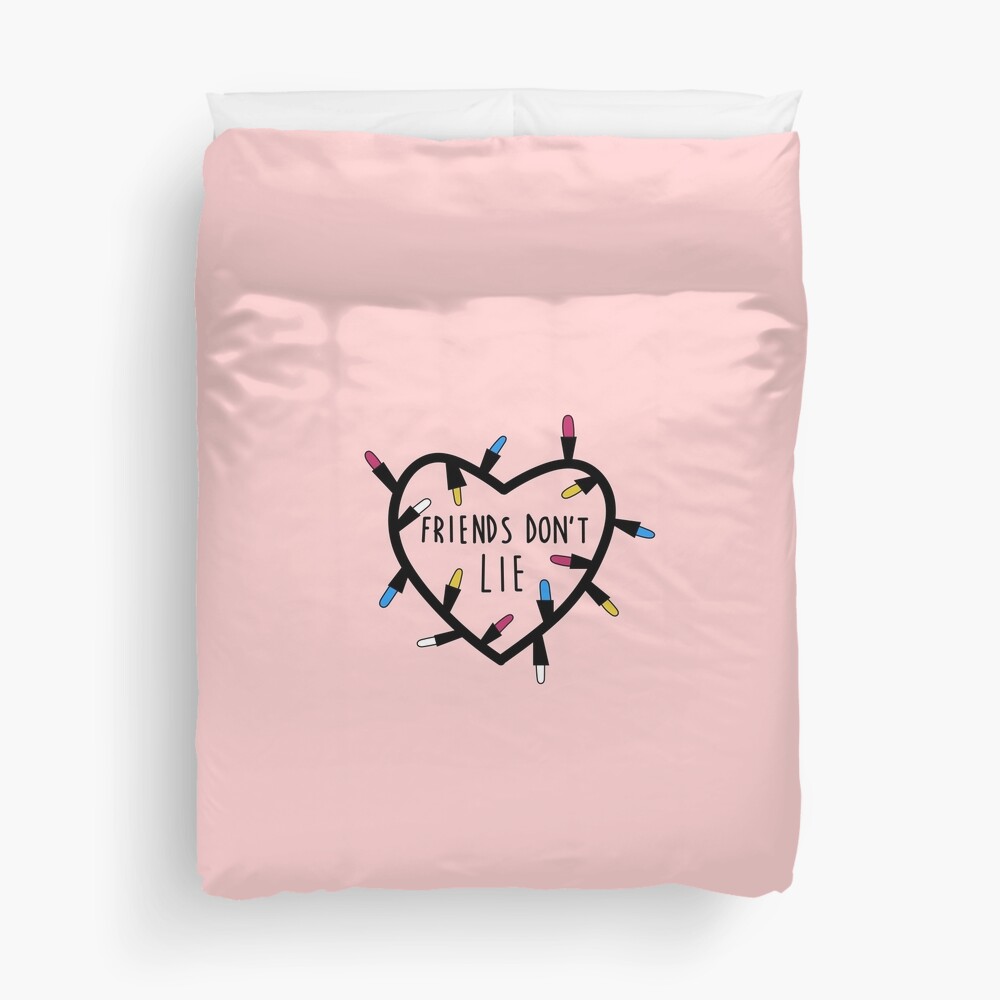 Stranger things - Friends dont lie Duvet Cover