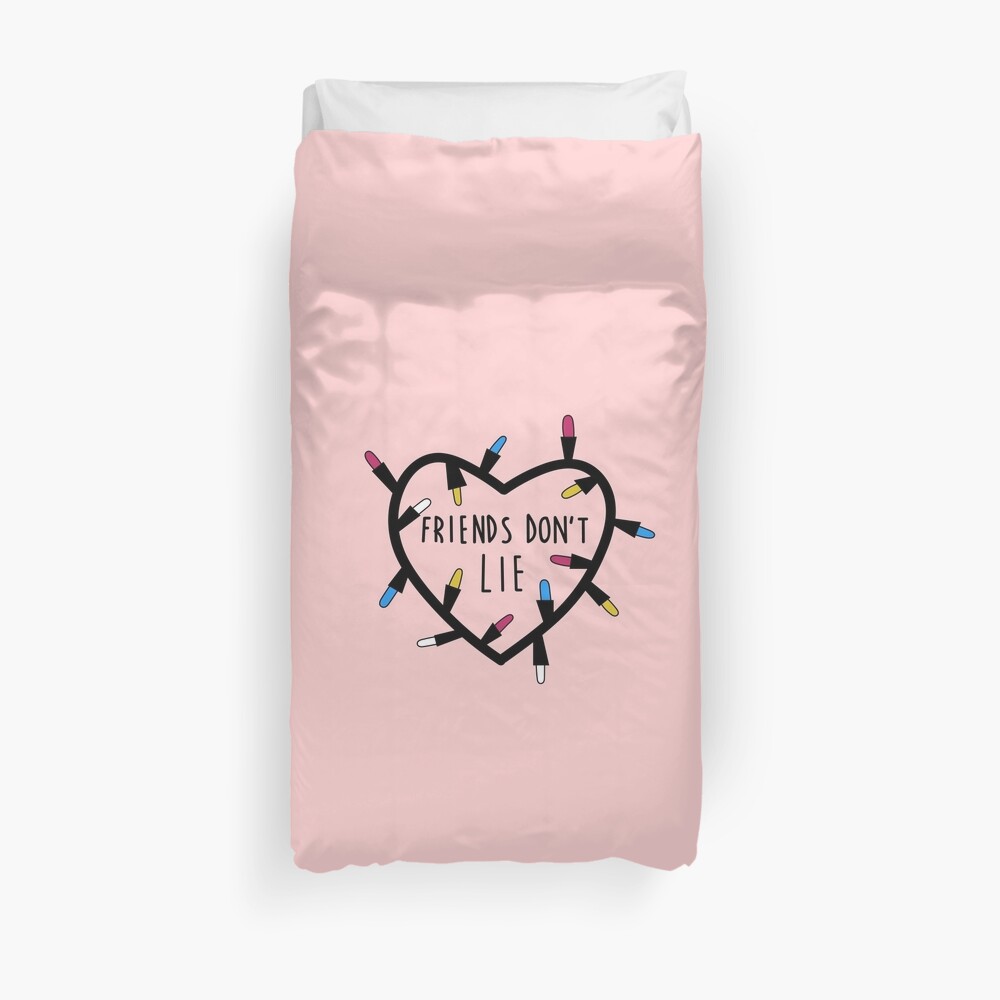 Stranger things - Friends dont lie Duvet Cover