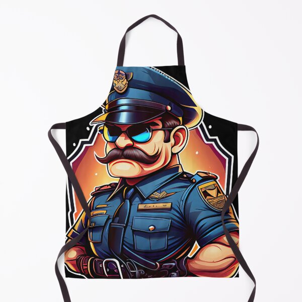 Item preview, Cool Cartoon Badass Policeman designed and sold by Piotrek0001.