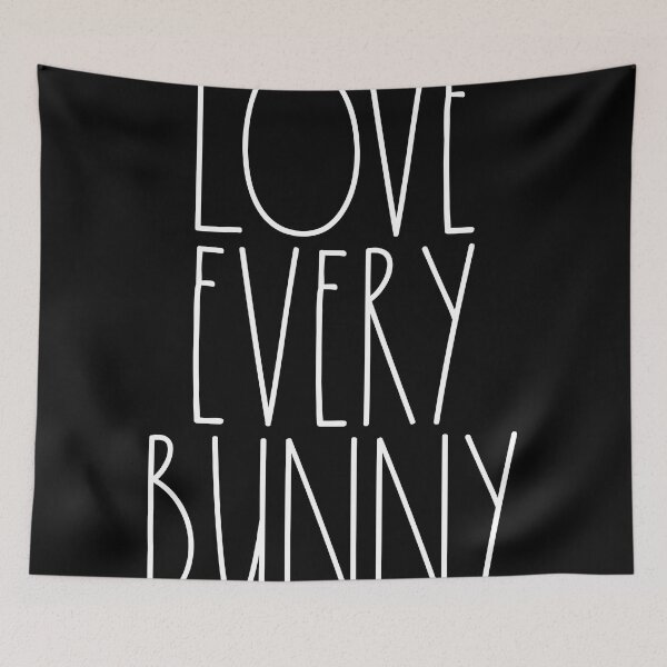 Item preview, Love Every Bunny White Rae Dunn Inspired Farmhouse Decor designed and sold by FineElephant.