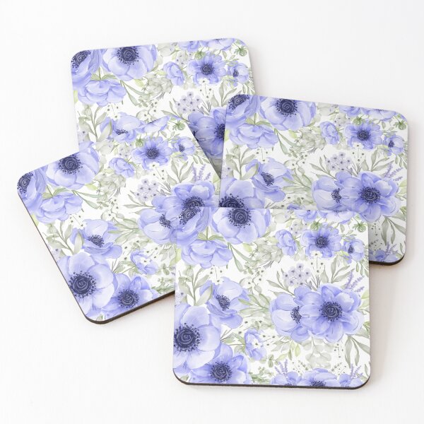 Item preview, BLUE Flower Bouquet Pattern designed and sold by rafiaarts.
