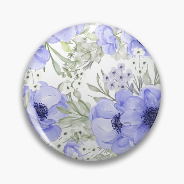 Item preview, BLUE Flower Bouquet Pattern designed and sold by rafiaarts.