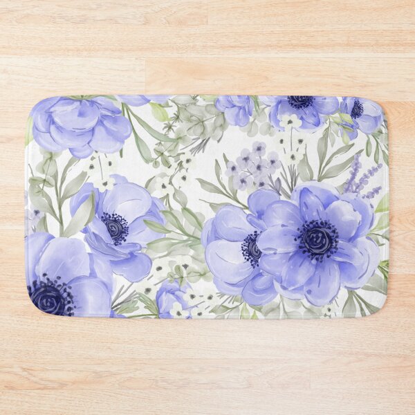 Item preview, BLUE Flower Bouquet Pattern designed and sold by rafiaarts.
