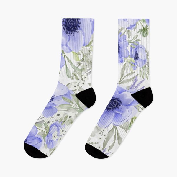 Item preview, BLUE Flower Bouquet Pattern designed and sold by rafiaarts.