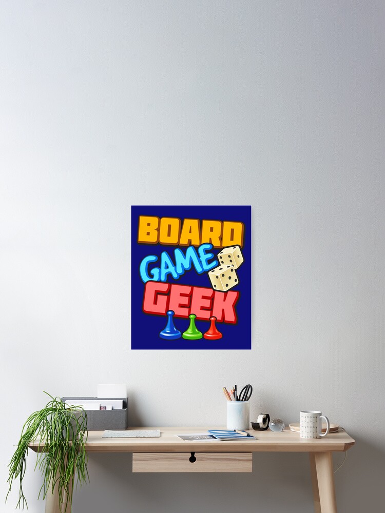 Meeple Board Game Geek Word Art' Sticker