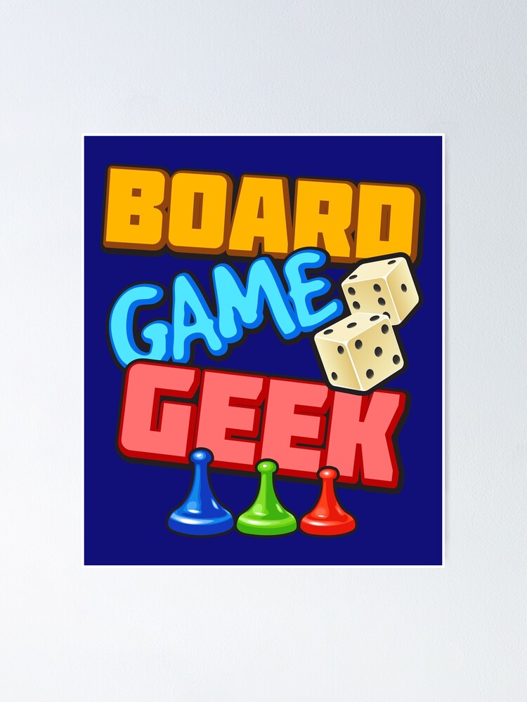 Meeple Board Game Geek Word Art' Sticker
