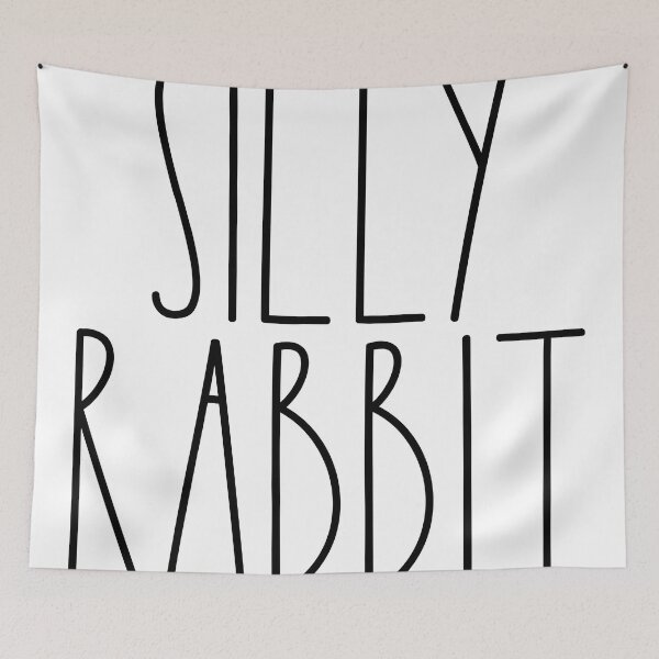Item preview, SIlly Rabbit Rae Dunn Inspired Farmhouse Decor designed and sold by FineElephant.