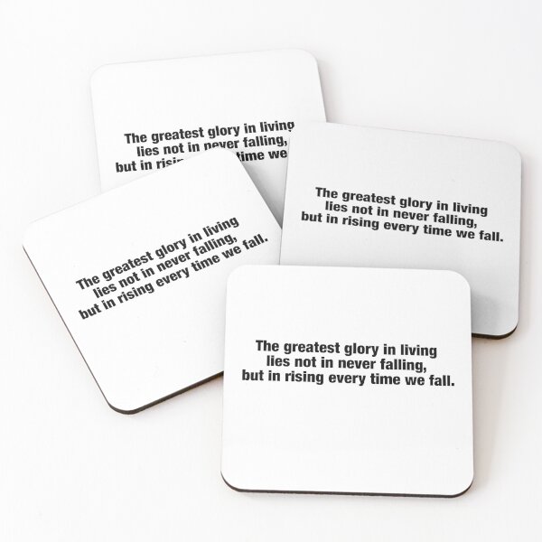 Item preview, Nelson Mandela Quote - The Greatest Glory in Living designed and sold by AshGrove.