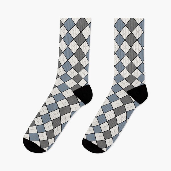 Item preview,  Silver argyle style designed and sold by TheScraggyBeard.