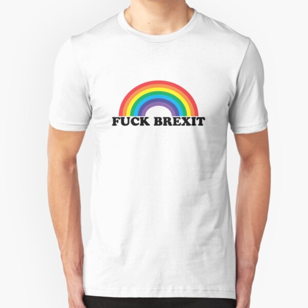 Fuck Brexit Slim Fit T-Shirt