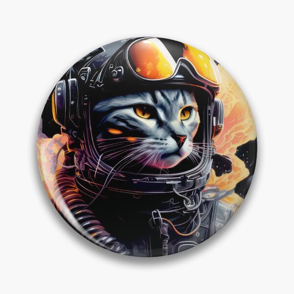 Item preview, cat in a space military uniform designed and sold by Mikhail Palinchak.