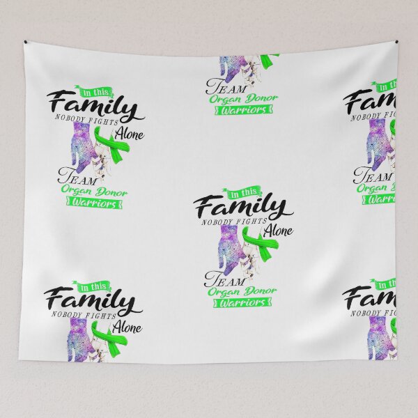 Item preview, In This Family No One Fights Alone Team Organ Donor Warrior designed and sold by Davidtina.