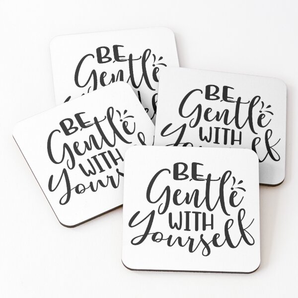 Item preview, Yoga Quote Be Gentle With Yourself Motivational Saying designed and sold by SoccaTamam.