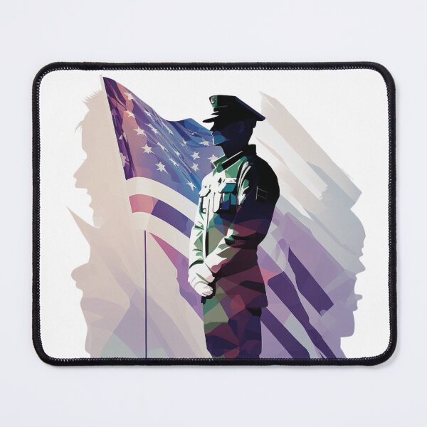 Item preview, American officer in the colors of the US flag designed and sold by Zaolta.