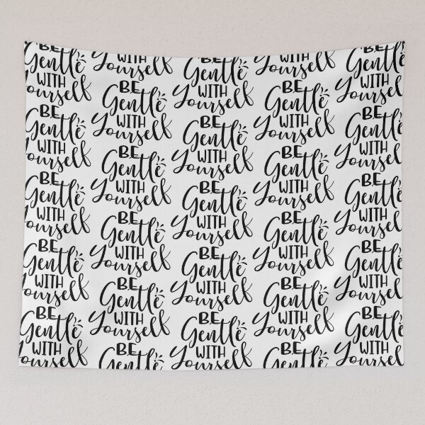 Item preview, Yoga Quote Be Gentle With Yourself Motivational Saying designed and sold by SoccaTamam.