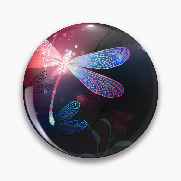 Item preview, Glowing red dragonfly designed and sold by Blackmoon9.