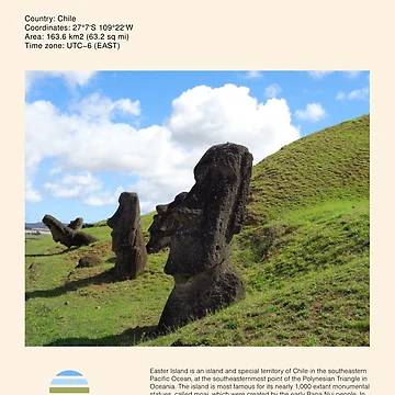 Artwork thumbnail, Easter Island (Chile) by RabbitK