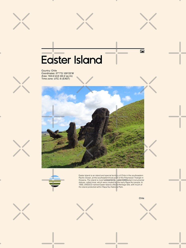 Thumbnail 4 of 4, iPhone Case, Easter Island (Chile) designed and sold by RabbitK.