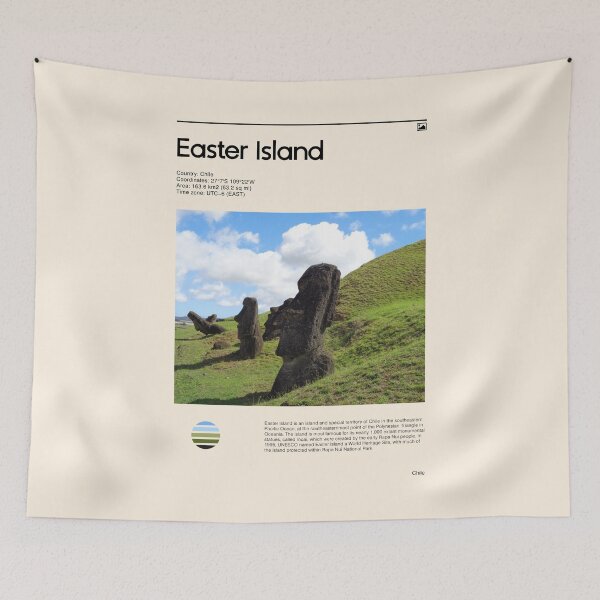Item preview, Easter Island (Chile) designed and sold by RabbitK.
