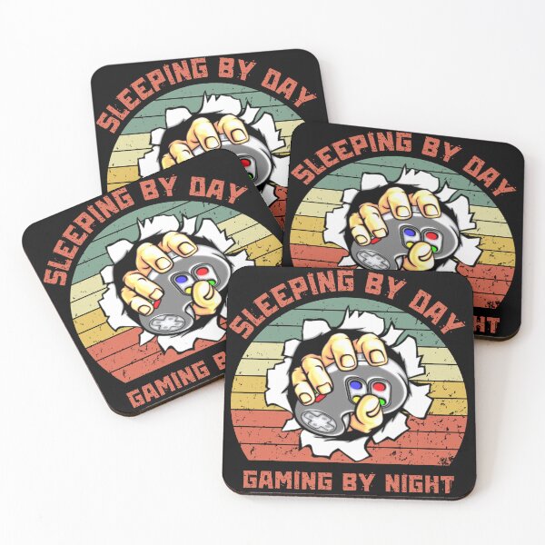 Item preview,  "Sleeping by Day, Gaming by Night" Gamer Design designed and sold by DigitalByEb.